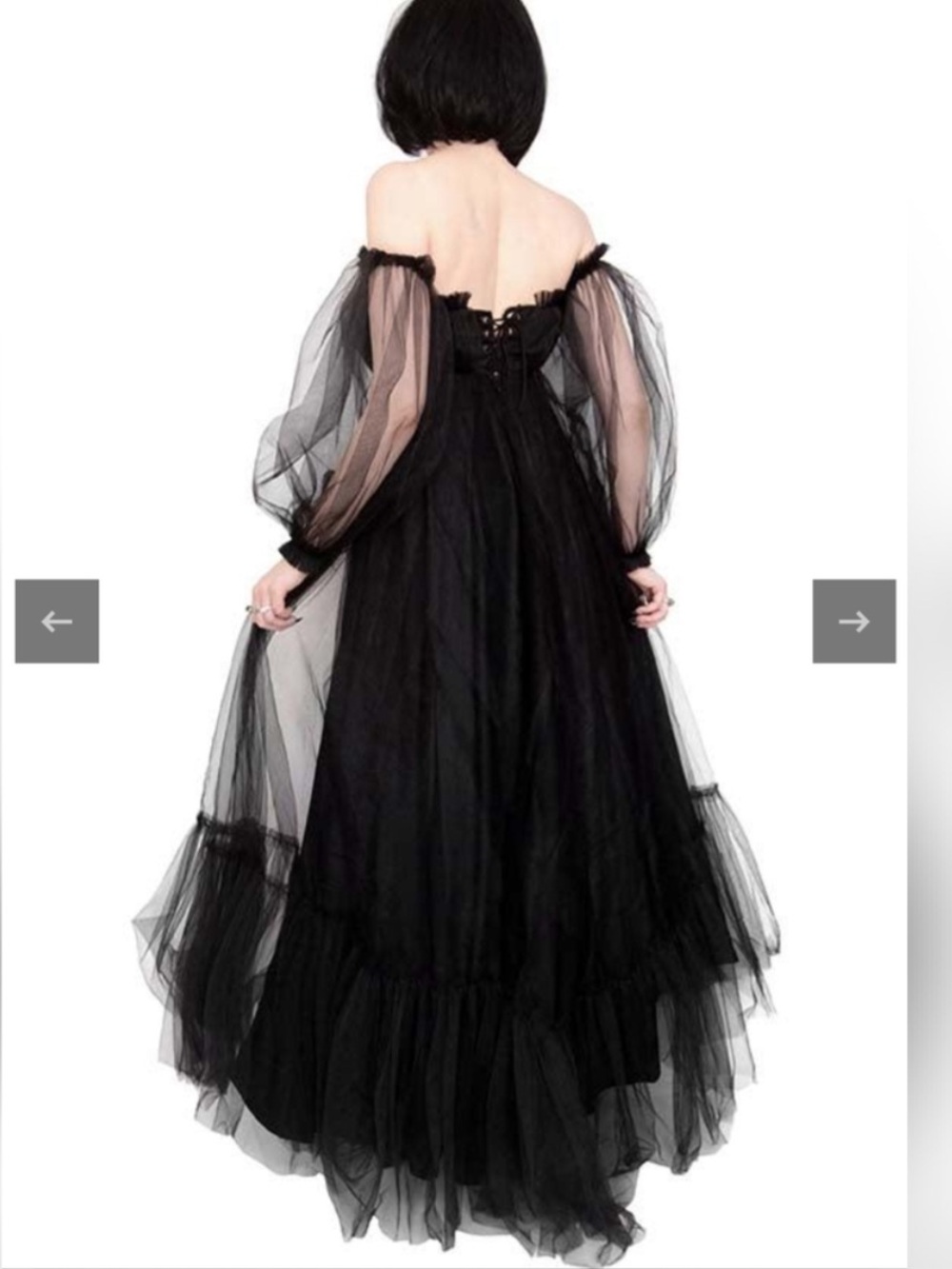 NWT LE FOXBLOOD Aurora Gown Sz M - Picture 4 of 14